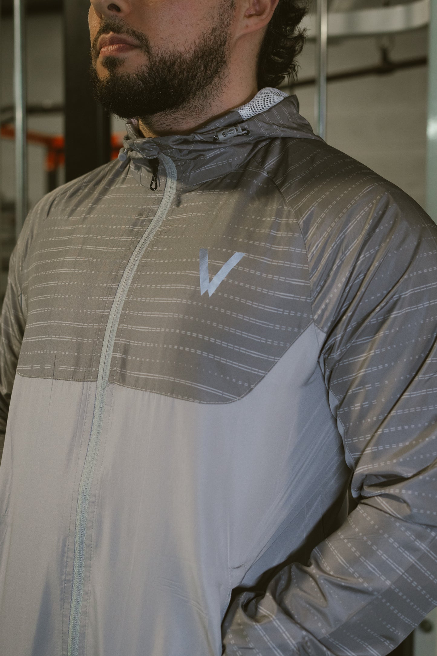 VERIFIED GREY WINDBREAKER